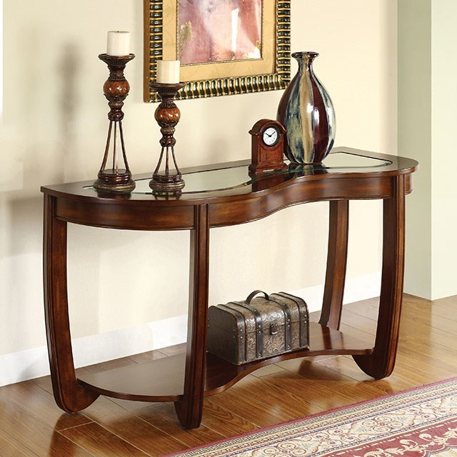 Transitional sofa table top